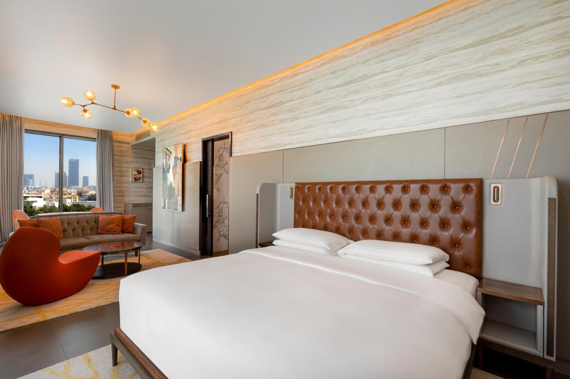 Hyatt Centric Jumeirah Dubai Eksteriør billede A bedroom at the hotel